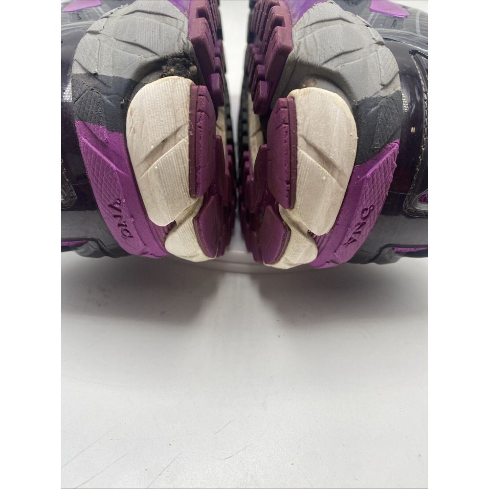 Brooks Shoes Women Size 6 Ariel Running  Black Purple Athletic 3672 - Picture 10 of 16